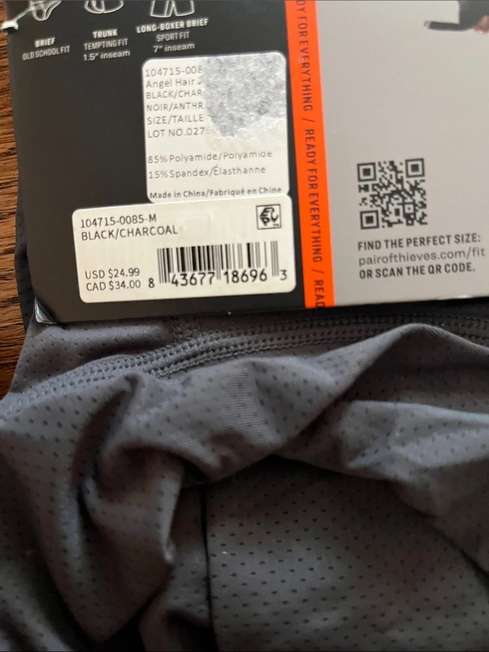Pair of Thieves Men’s Boxer Briefs with Multicolor Prints